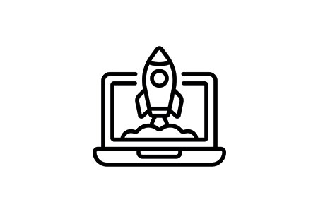 Advice for startups Icon - Rocket